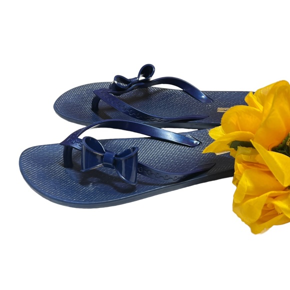 Ipanema Neo Clara Flip Flops Blue - Picture 2 of 8